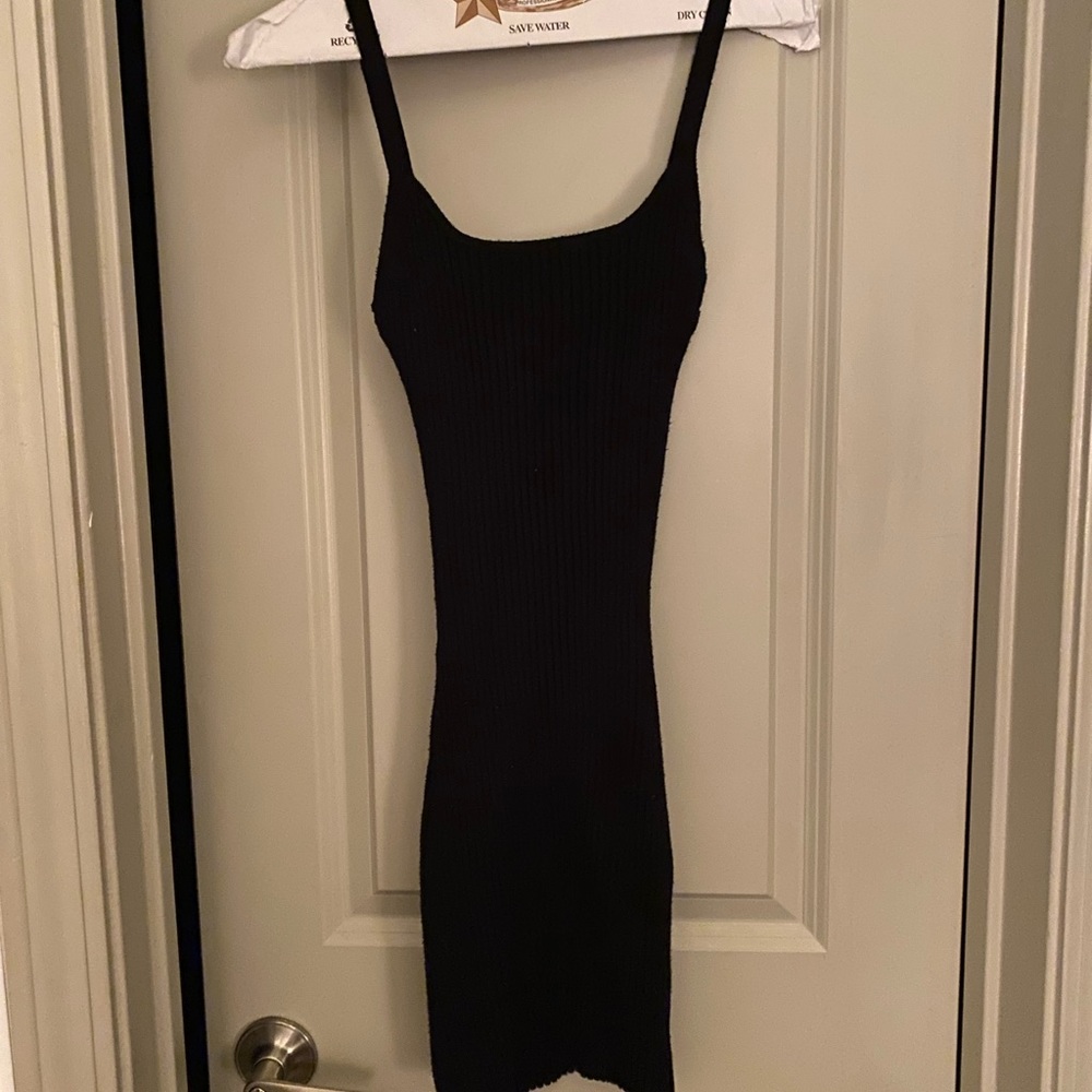 Endless Blue Black Mini Dress